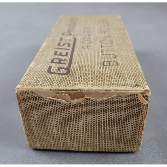 Vintage Greist Rotary Buttonholer Attachment in Box Manual 5 Attachments JH1502 - Picture 6 of 8